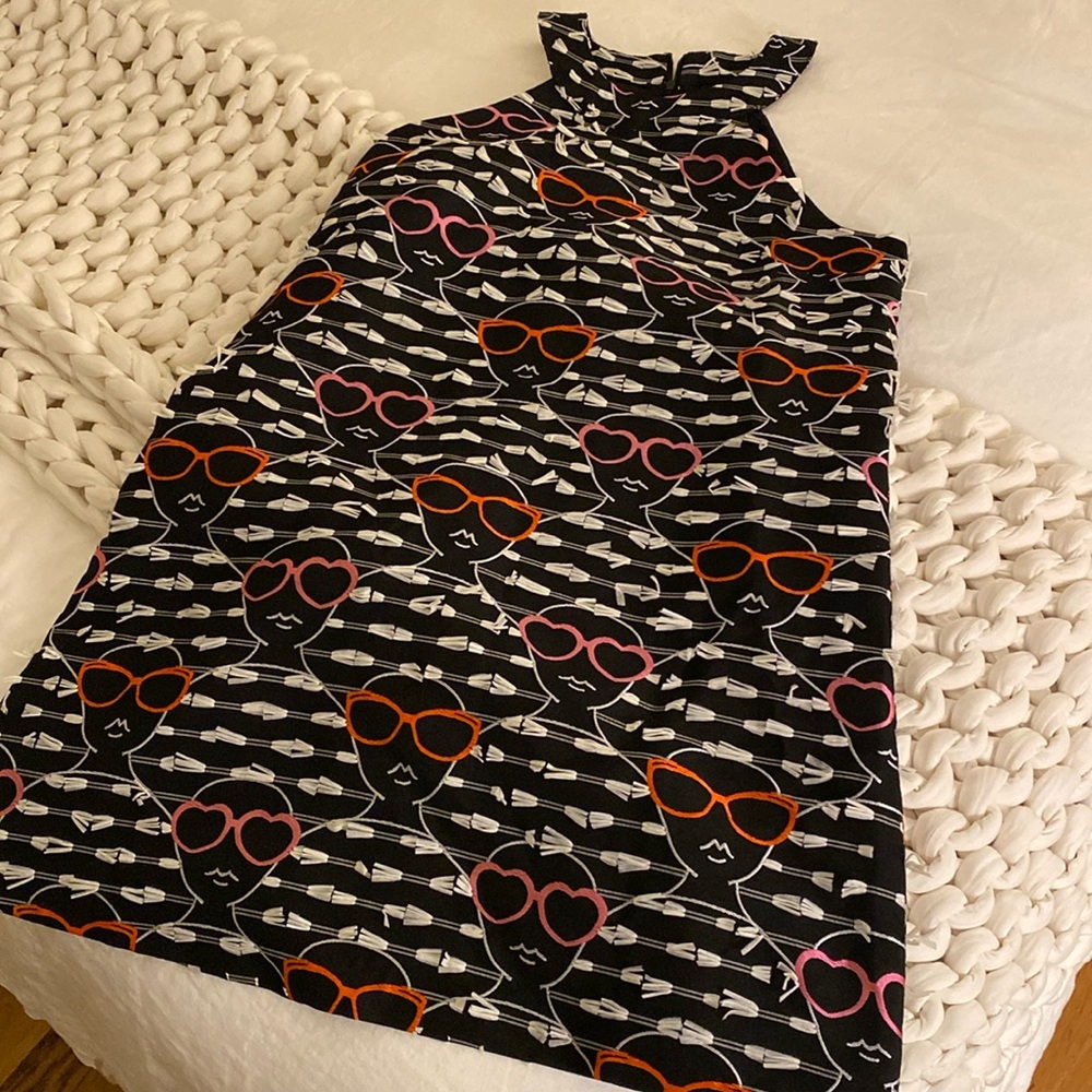 NWT Hutch Anthropologie High Neck Embroidered Shift Dress